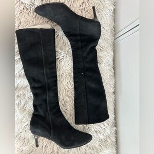 Cole Haan black suede boots